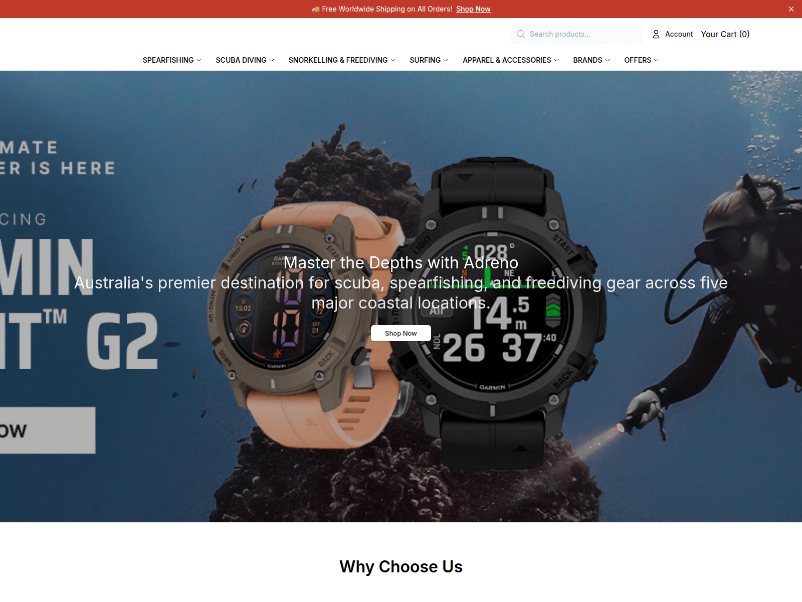 Screenshot of adrenohq.shop