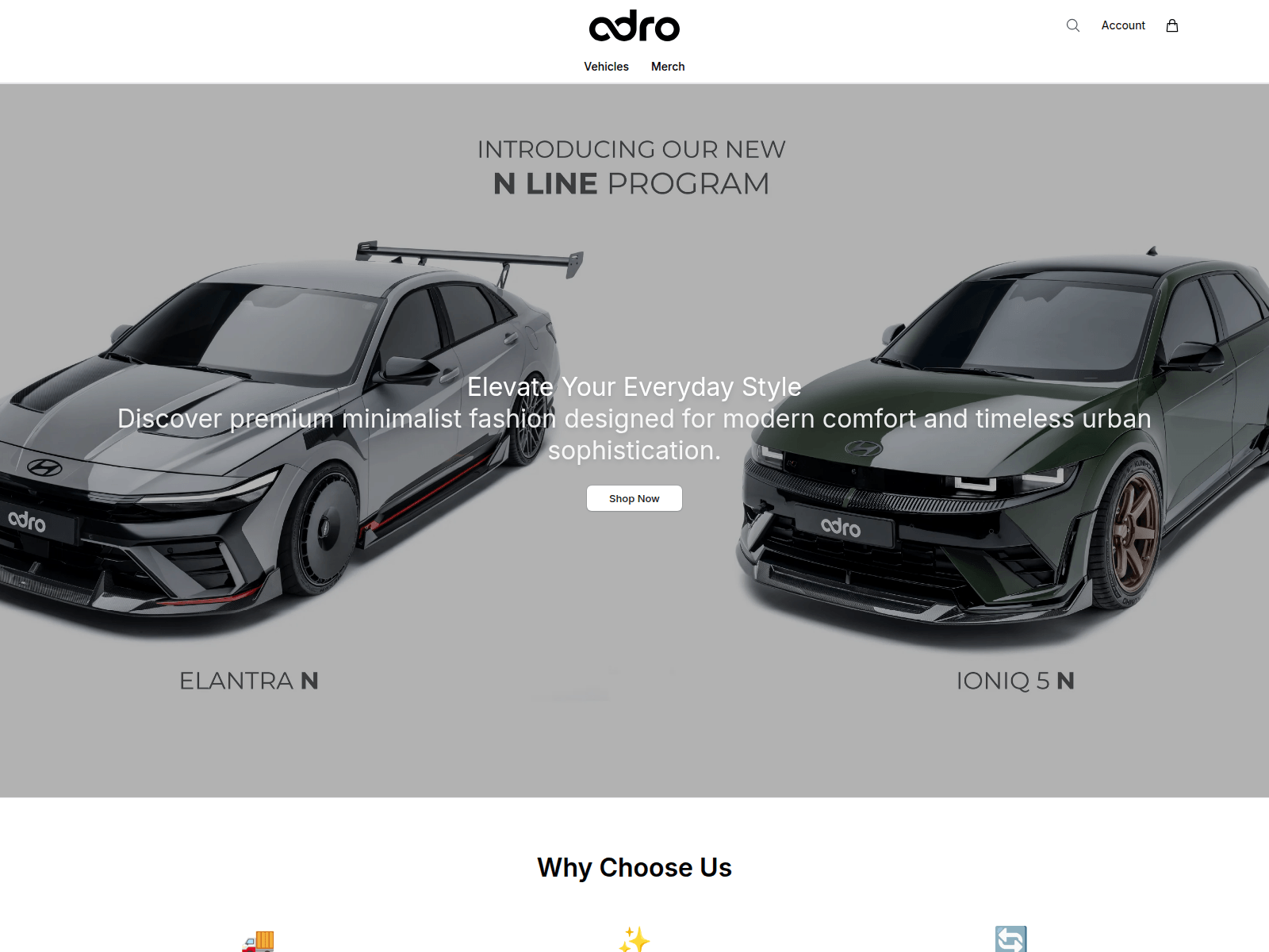 Screenshot of adromotors.shop