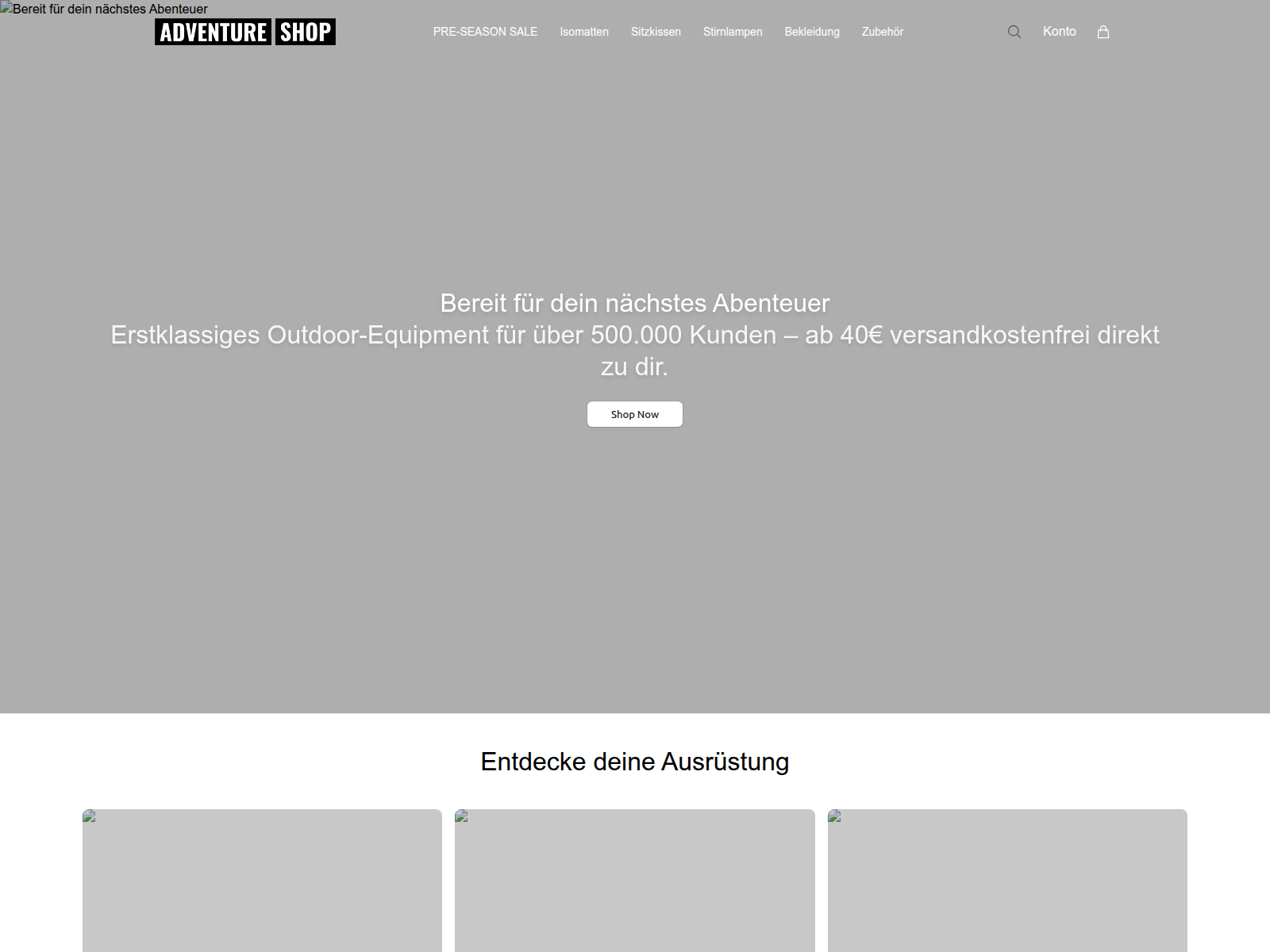 Screenshot of advegear.shop