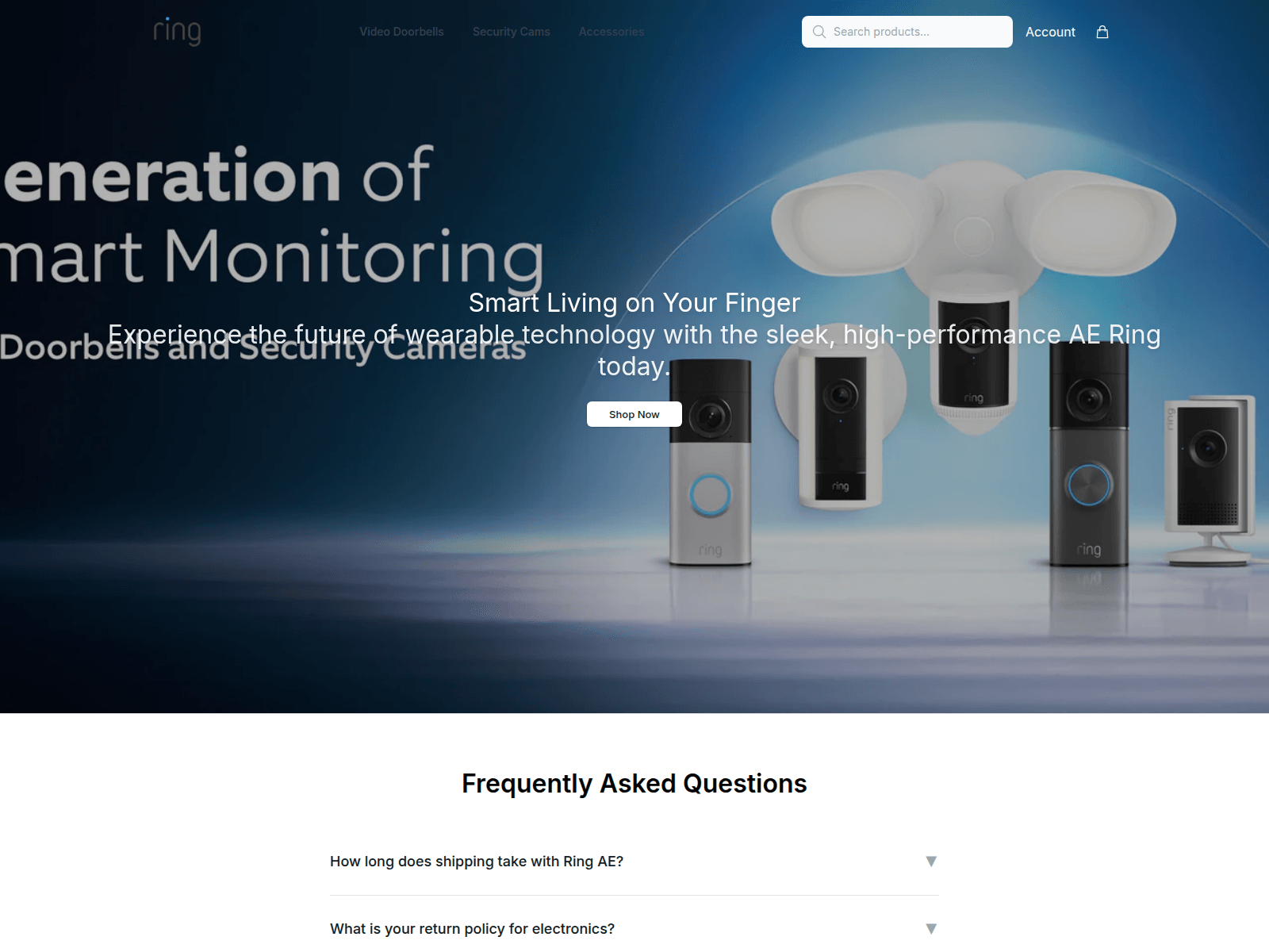 Screenshot of aelectro.shop