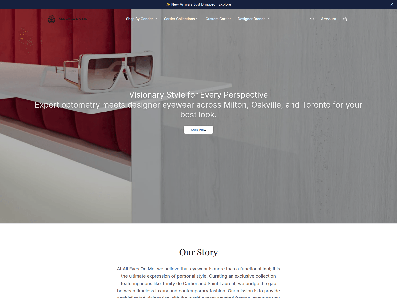 Screenshot of aeompro.shop