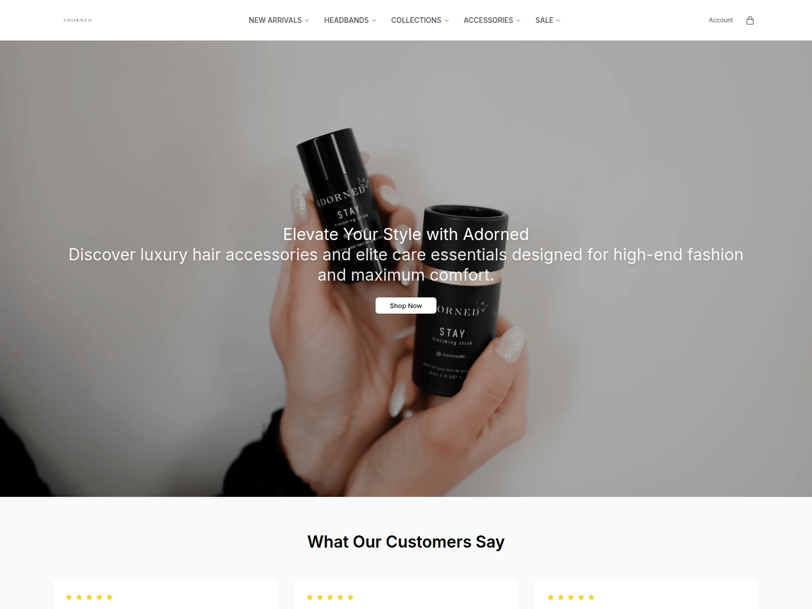 Screenshot of adornthenorm.shop