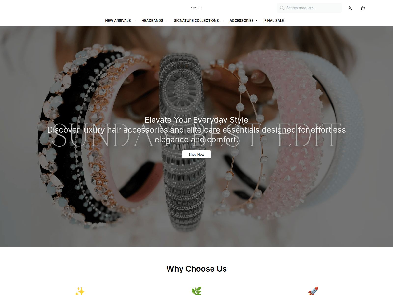 Screenshot of adornthenormshop.shop