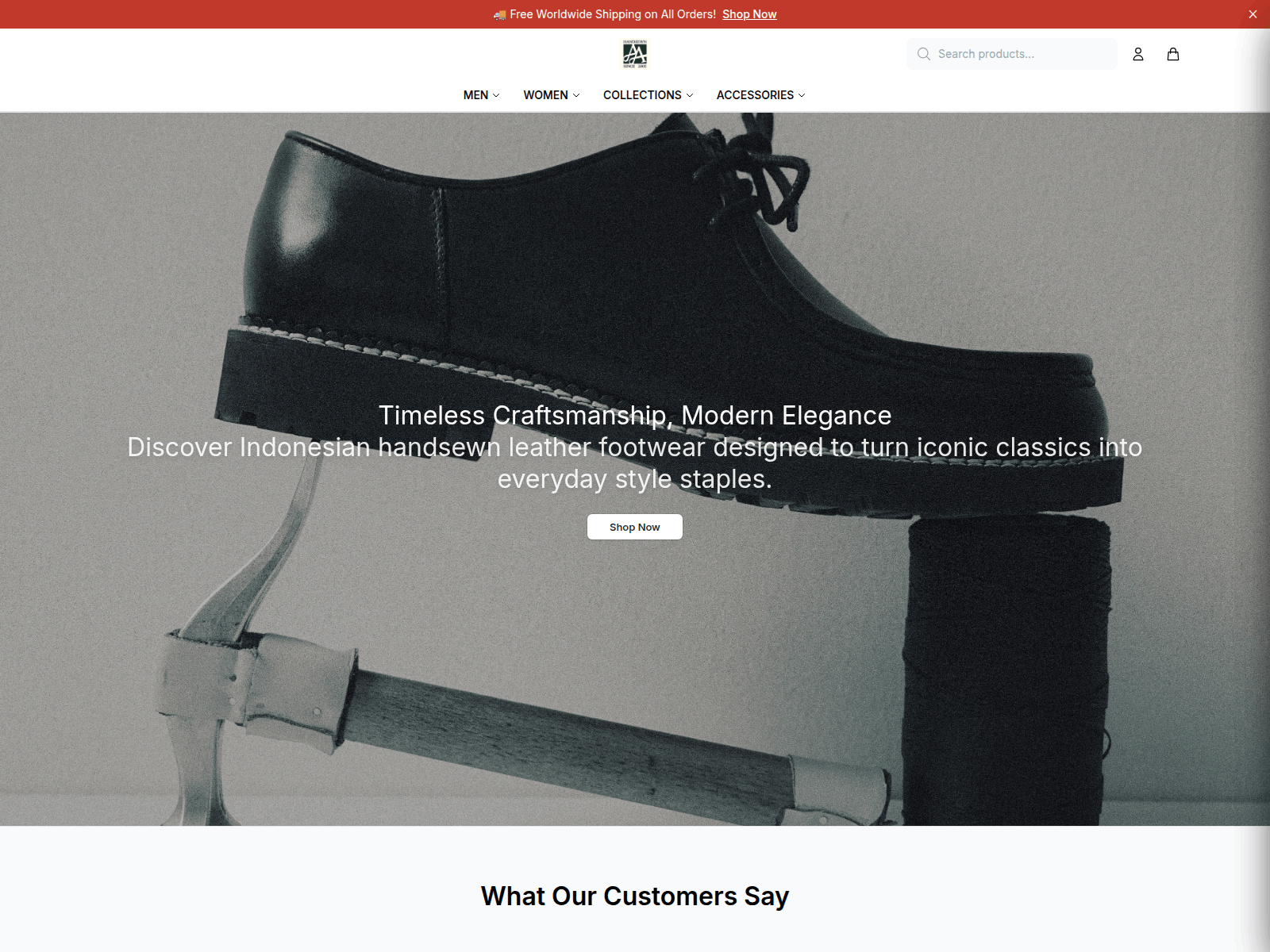 Screenshot of adrianmichael.shop