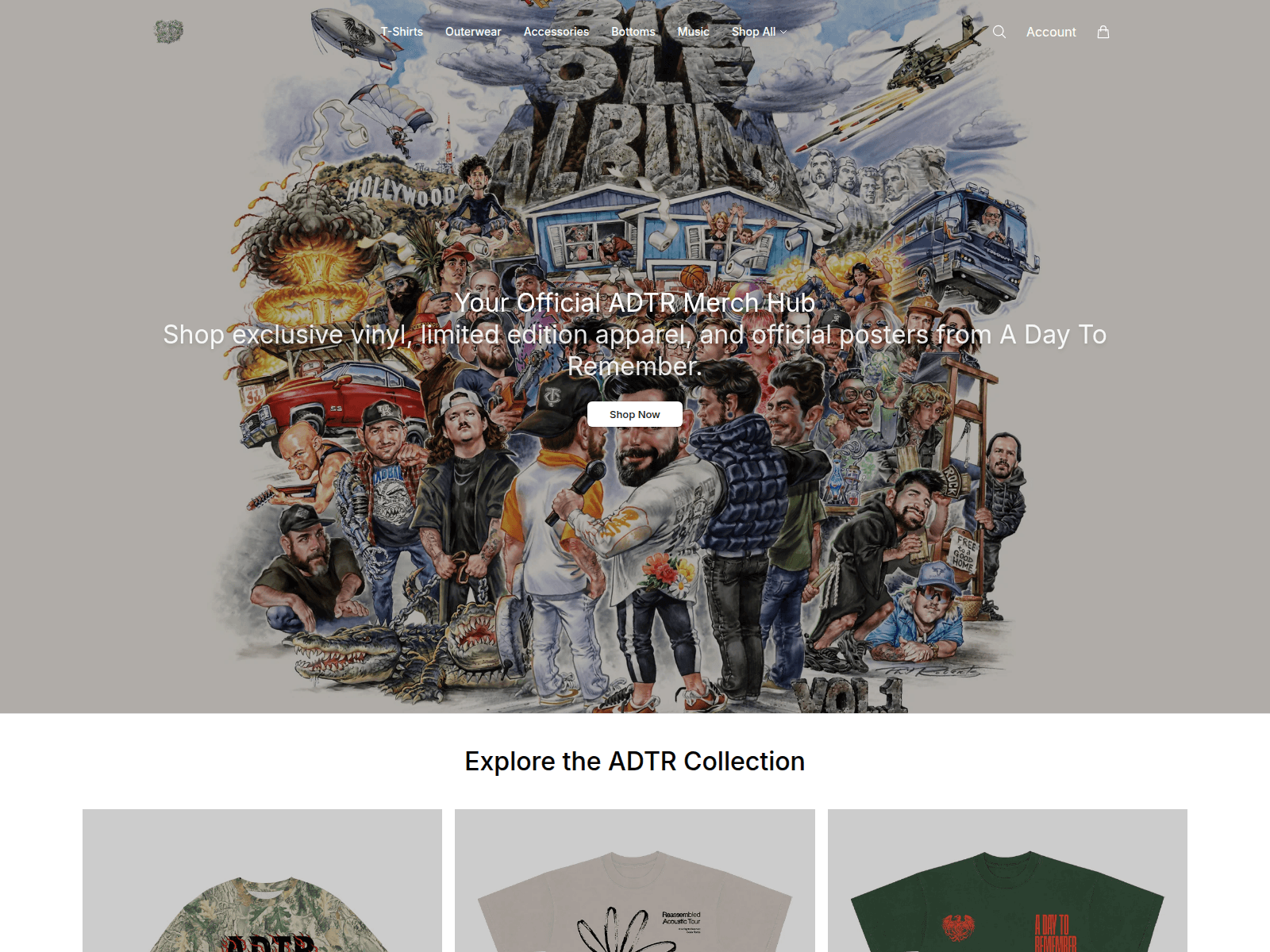 Screenshot of adtrcollection.shop