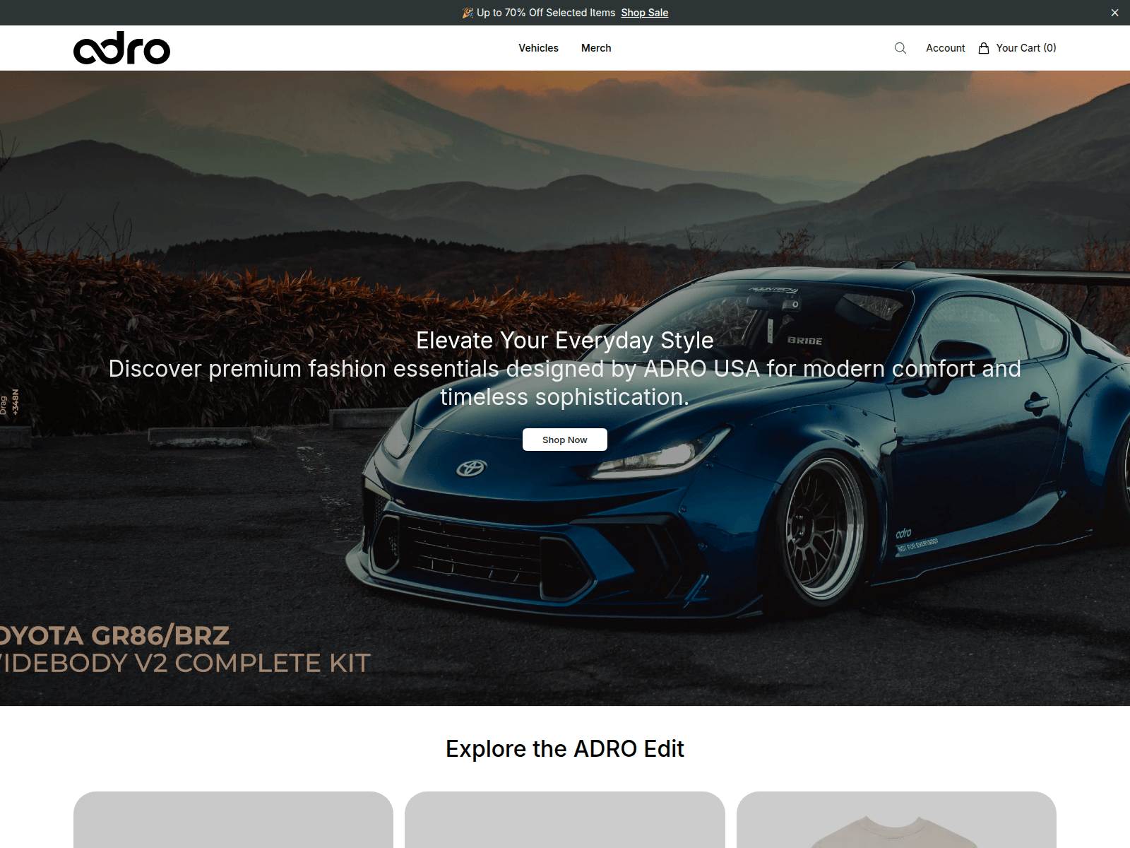 Screenshot of adromods.shop