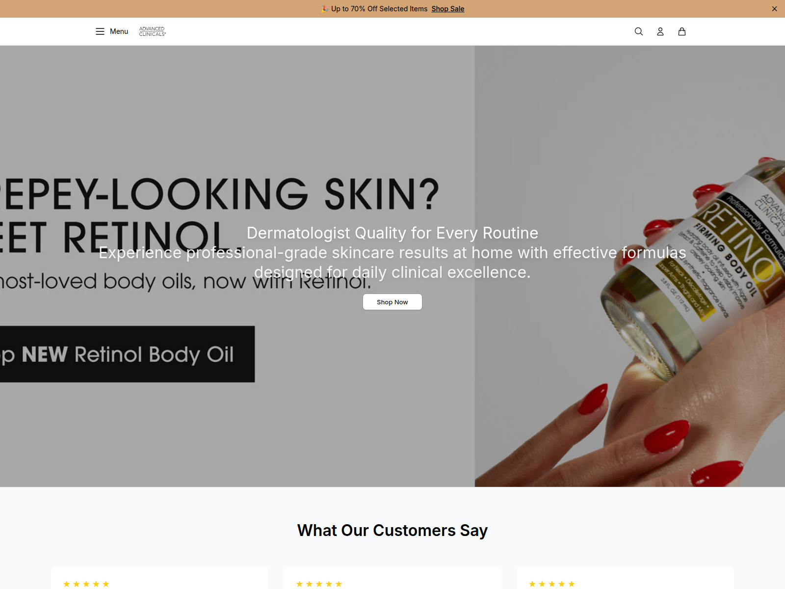Screenshot of advancedclinicalshq.shop