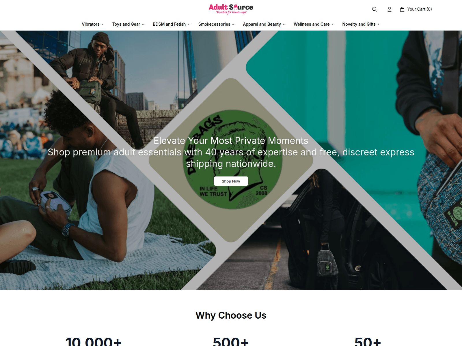 Screenshot of adultsourcestore.shop