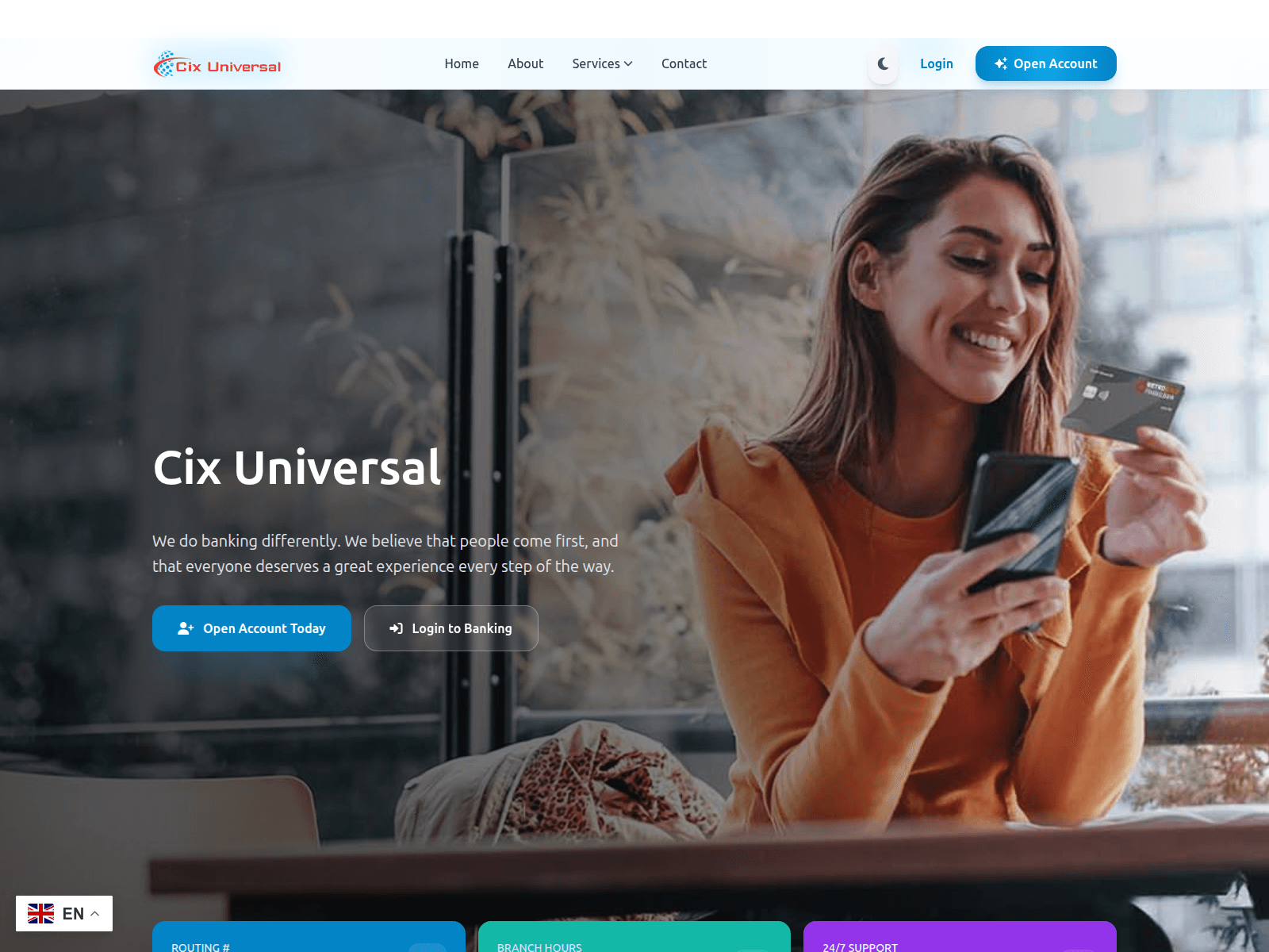 Screenshot of cixuniversal.com