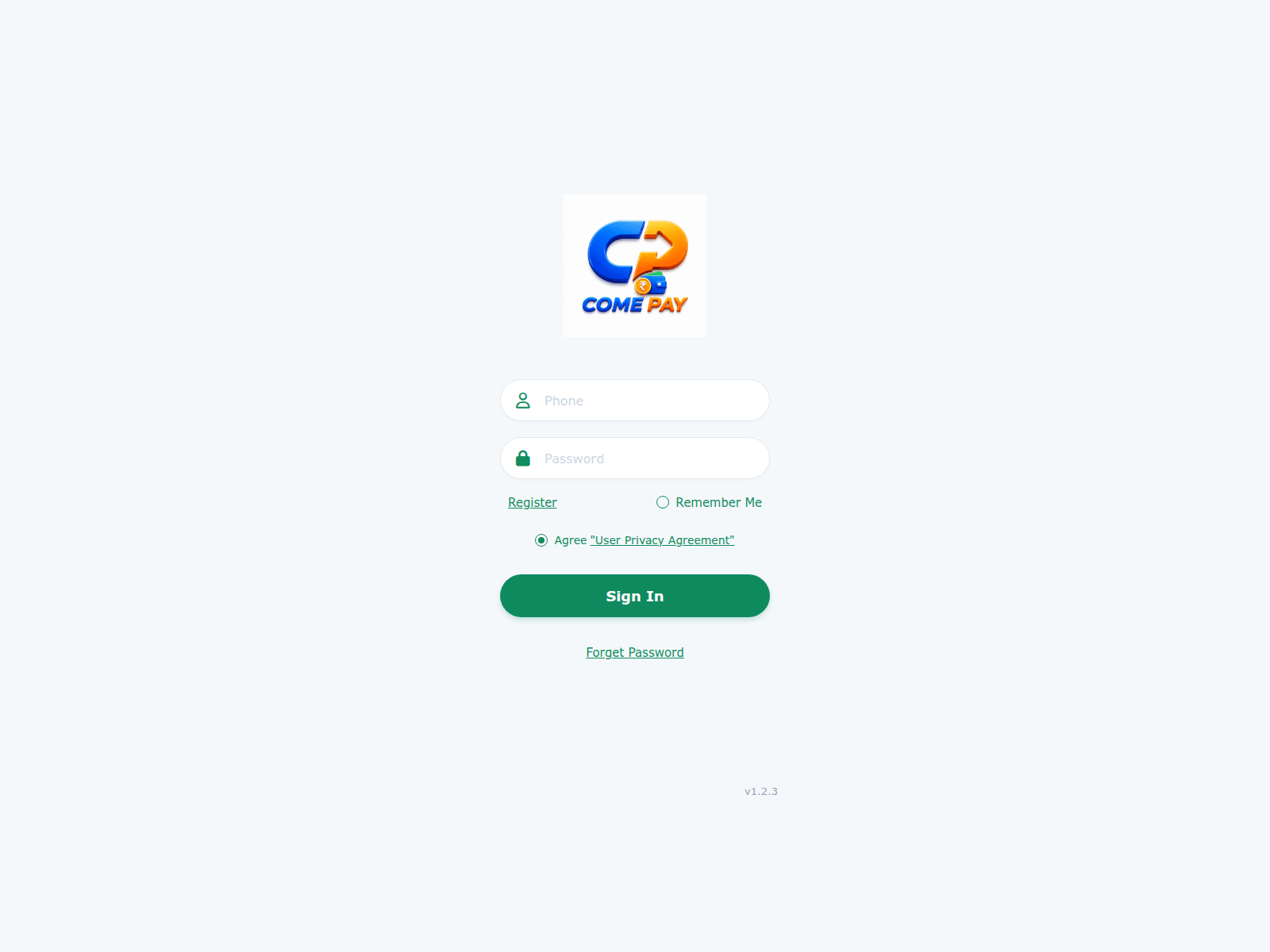 Captura de tela de comepay-support.vercel.app