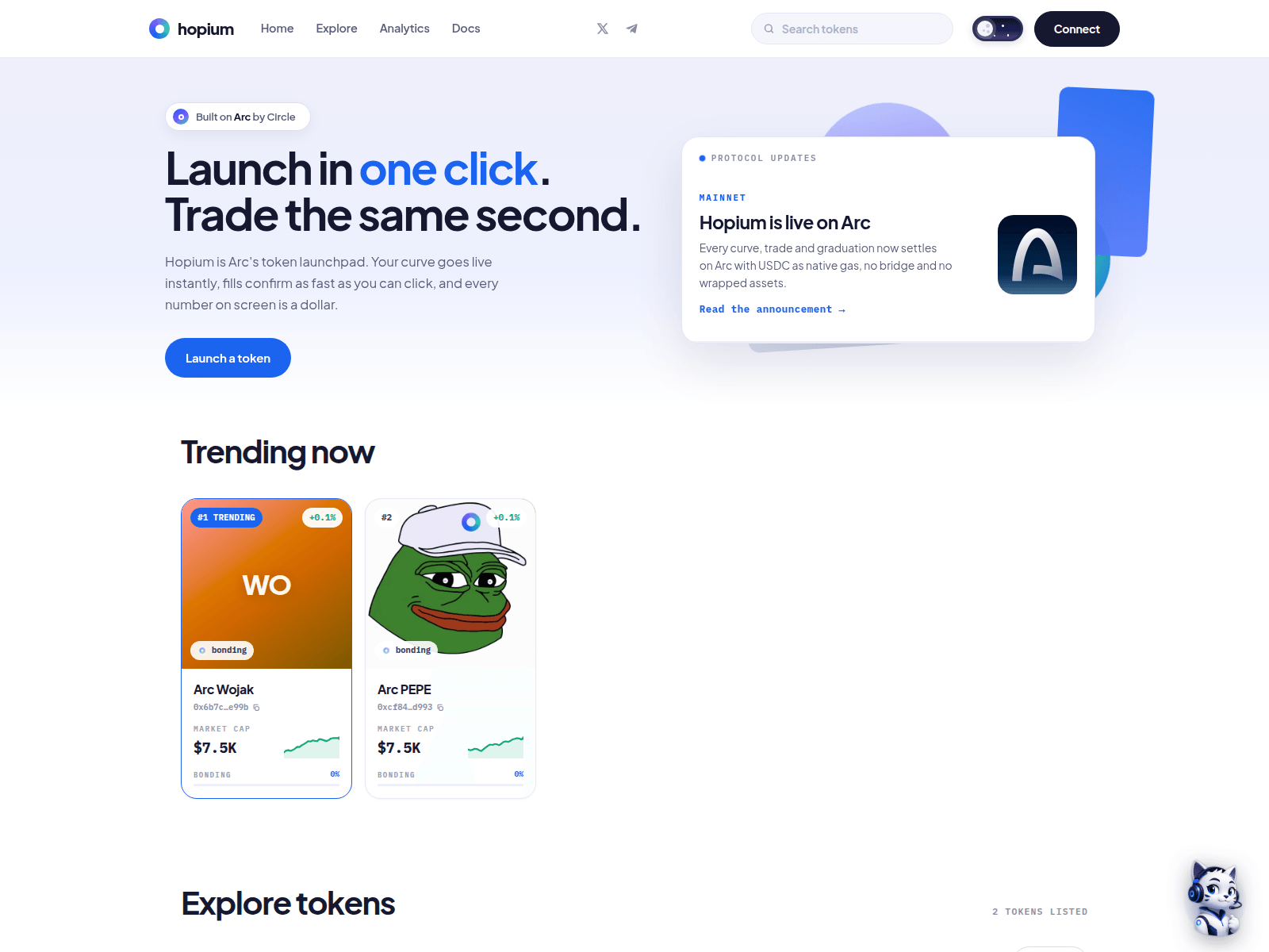 Screenshot of hopium.cc