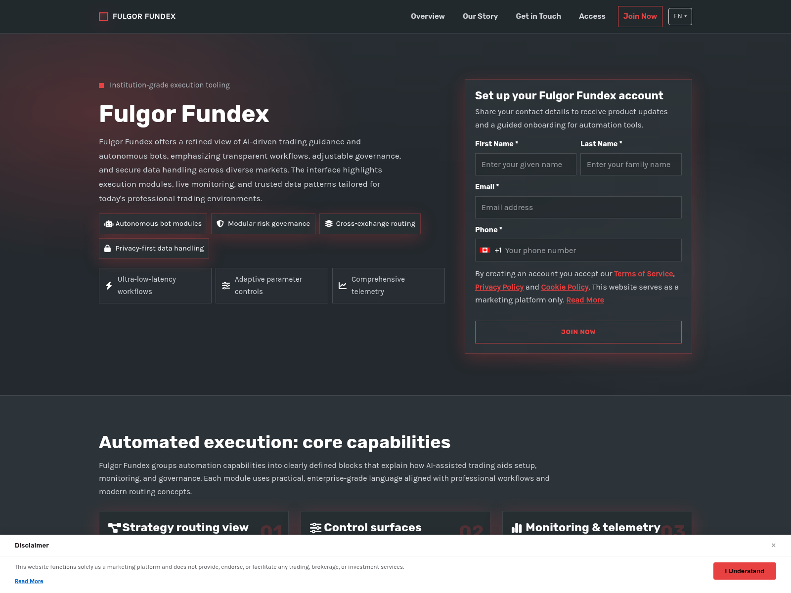 Screenshot of fulgor-fundexital.digital