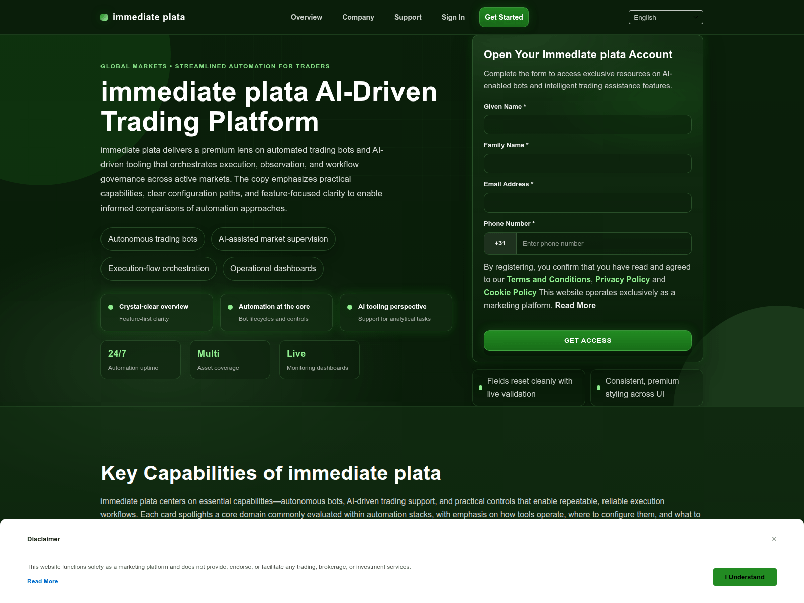 Screenshot of immediateplata.pro