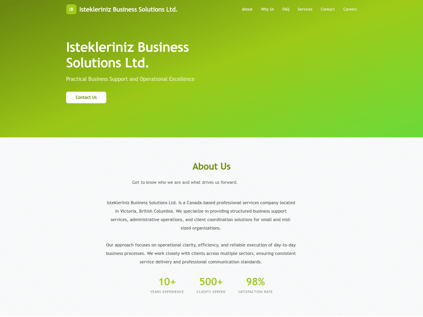 Screenshot of istekleriniz.com