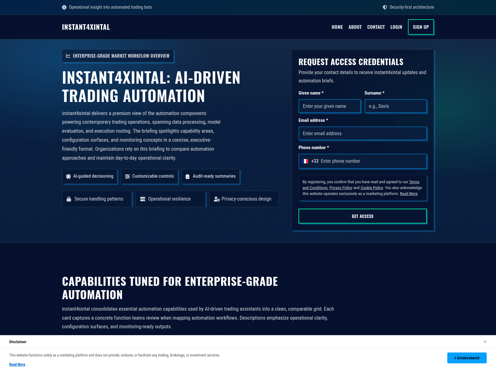 Screenshot of instant4xintaltech.com