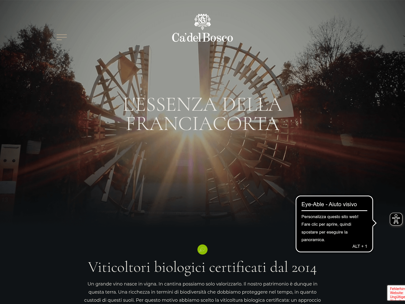 Screenshot of cadelbosco.live