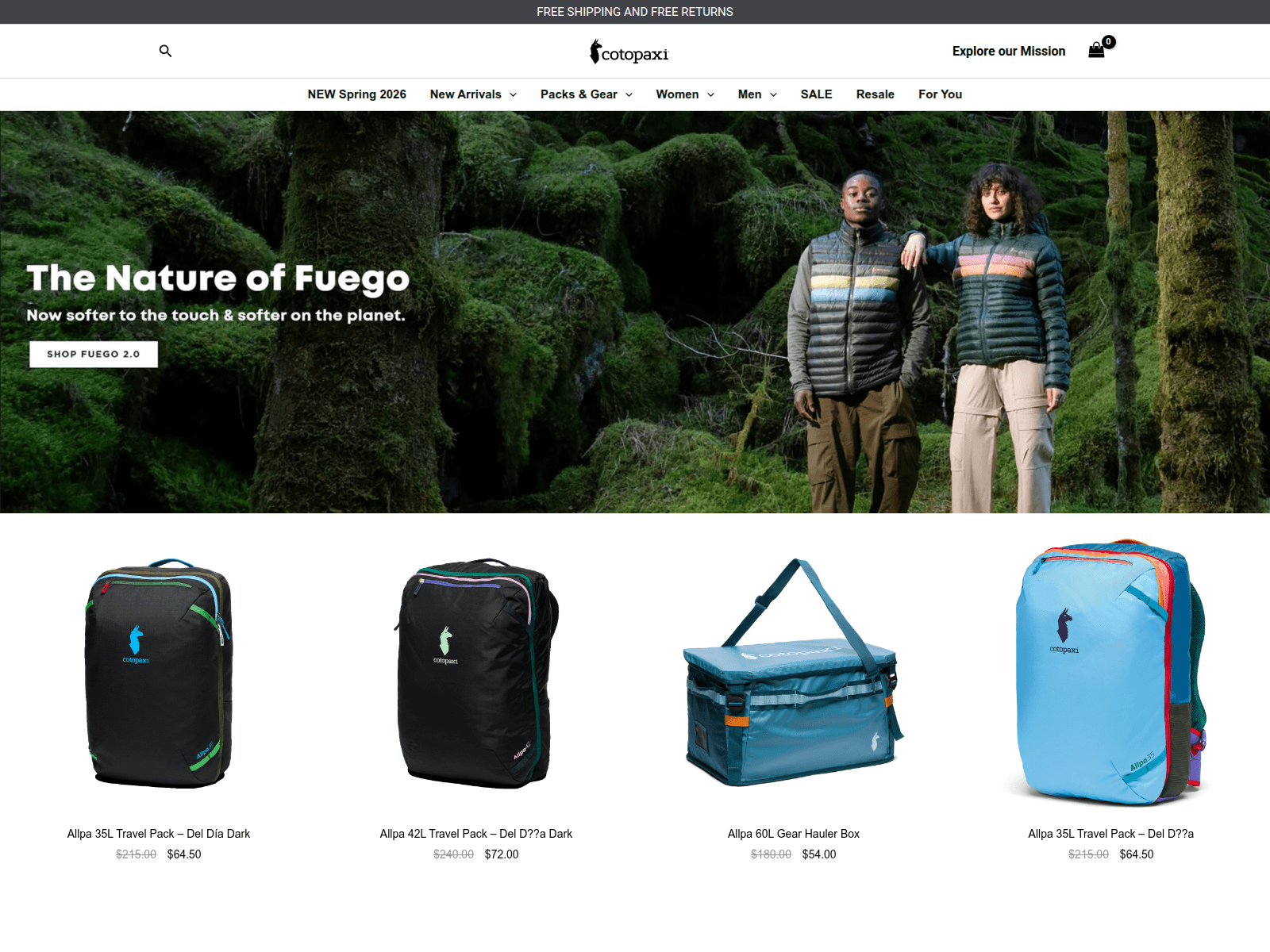 Screenshot of cottoqpaxi.com