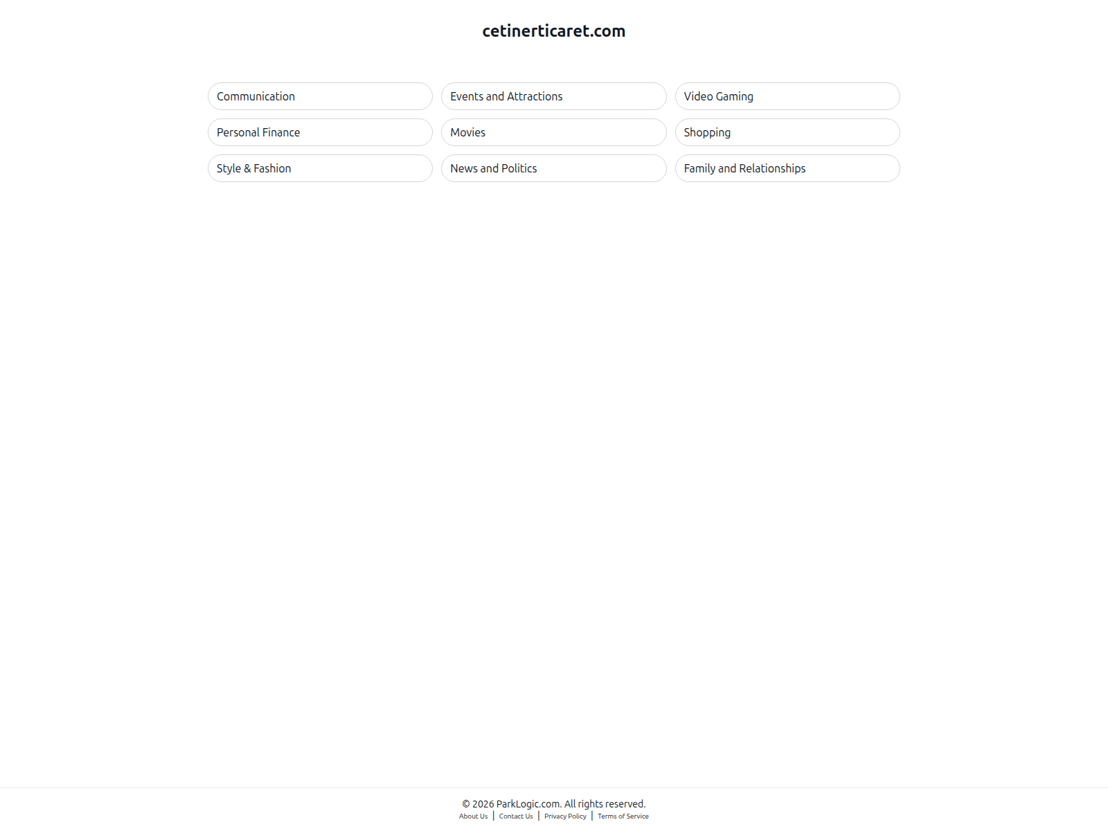 Screenshot of cetinerticaret.com