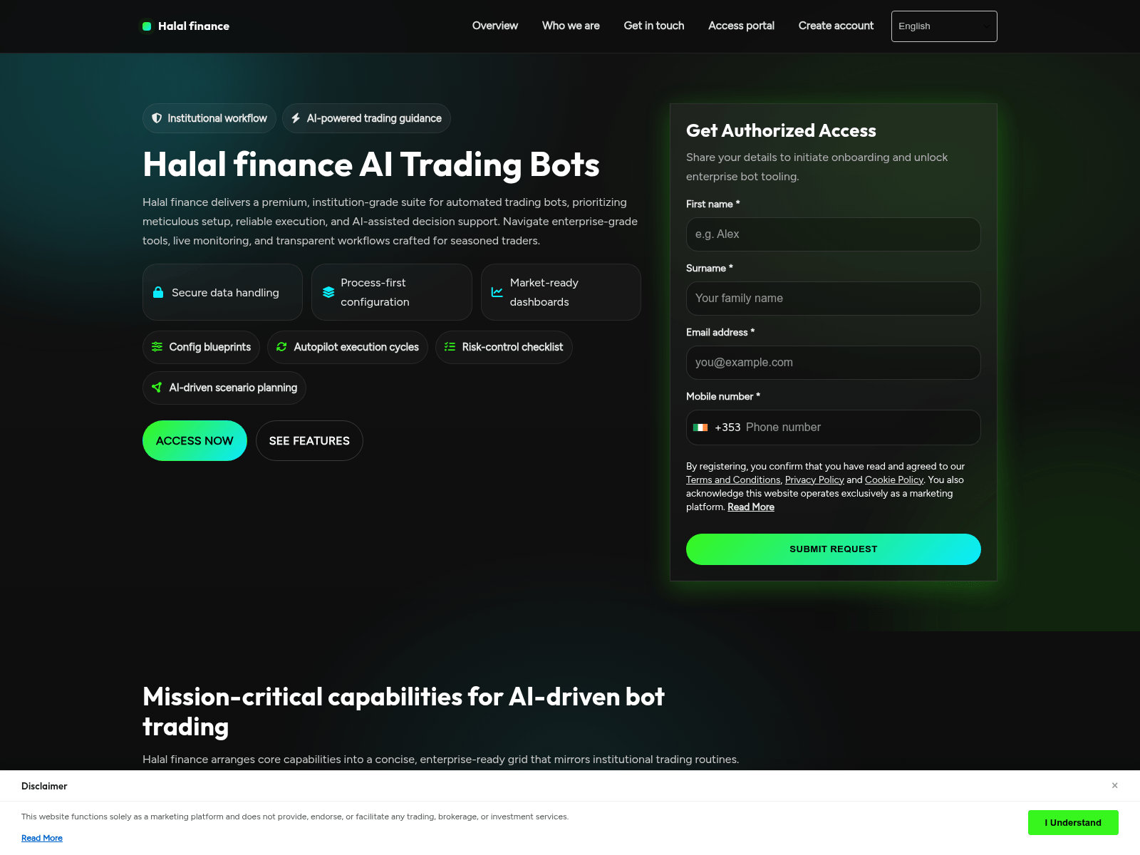 Screenshot of halalfinance.pro