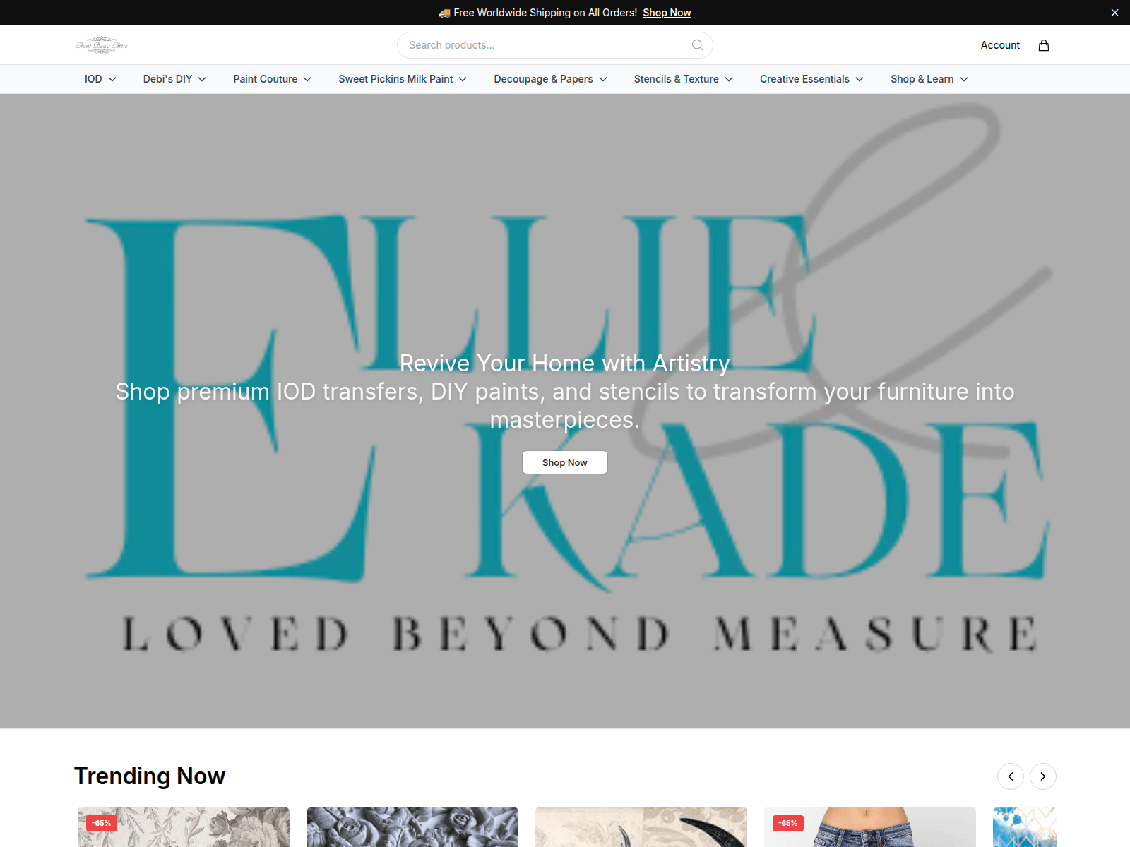 Screenshot of abdecor.shop