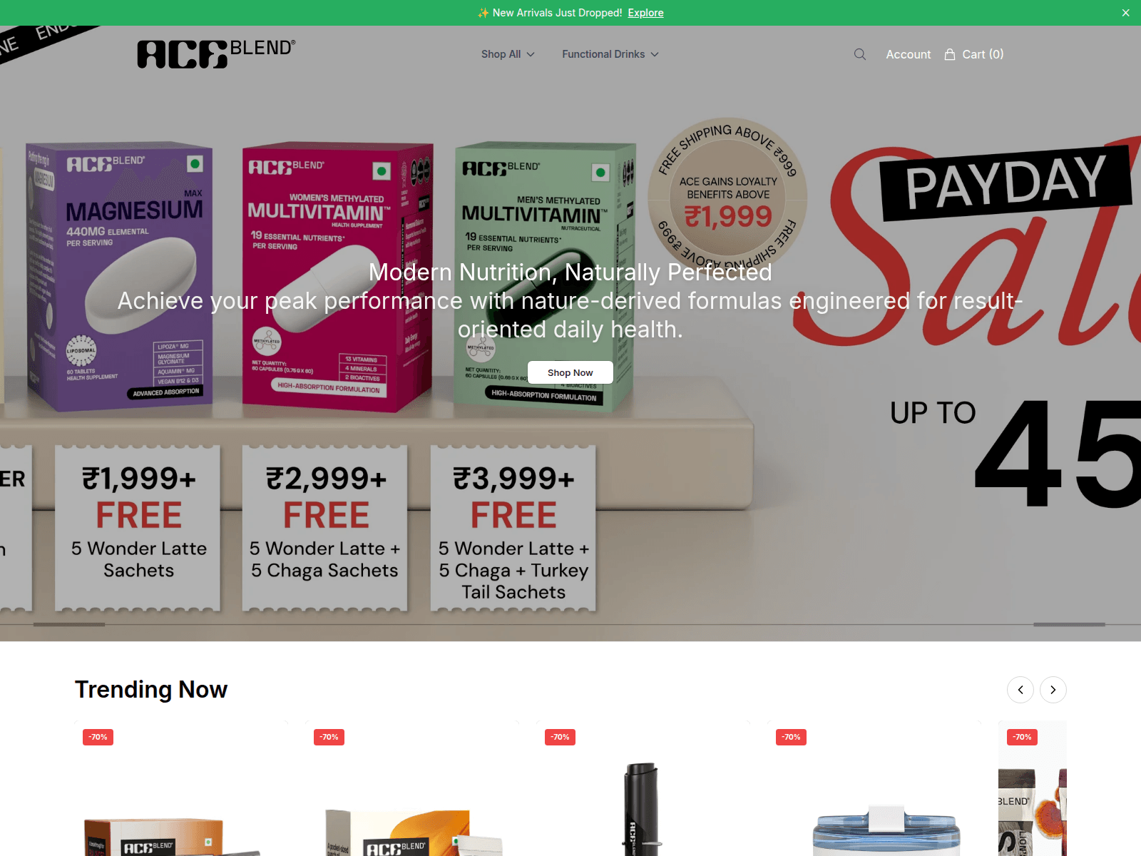 Screenshot of abhealth.shop