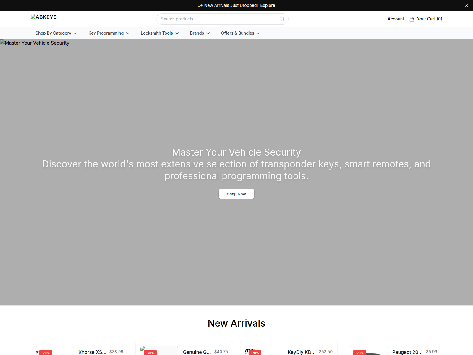 Screenshot of abkeyspro.shop