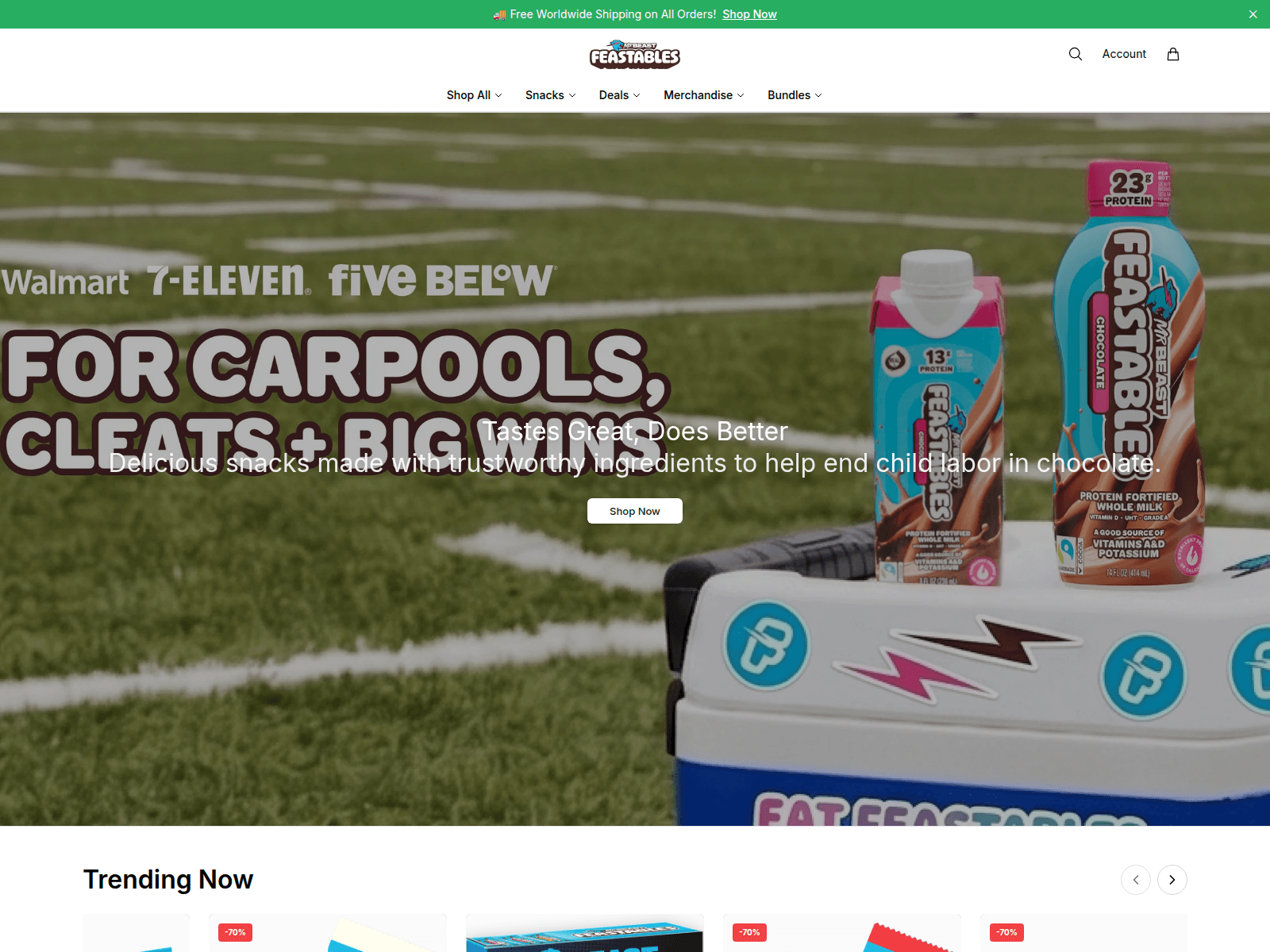 Screenshot of ablesnacks.shop