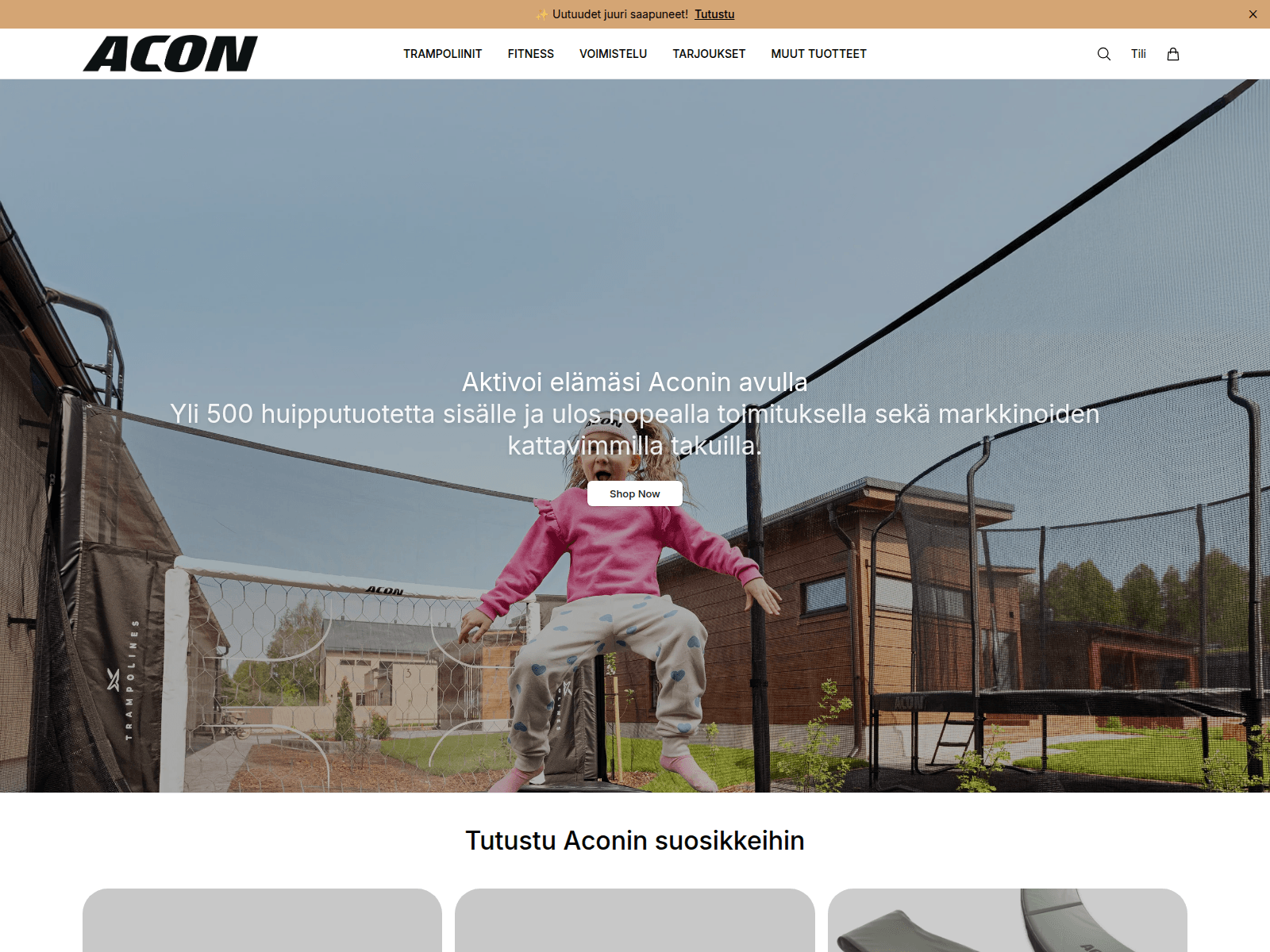 Screenshot of acovibe.shop