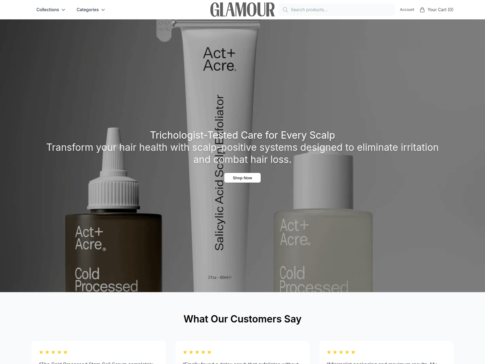 Screenshot of acritude.shop