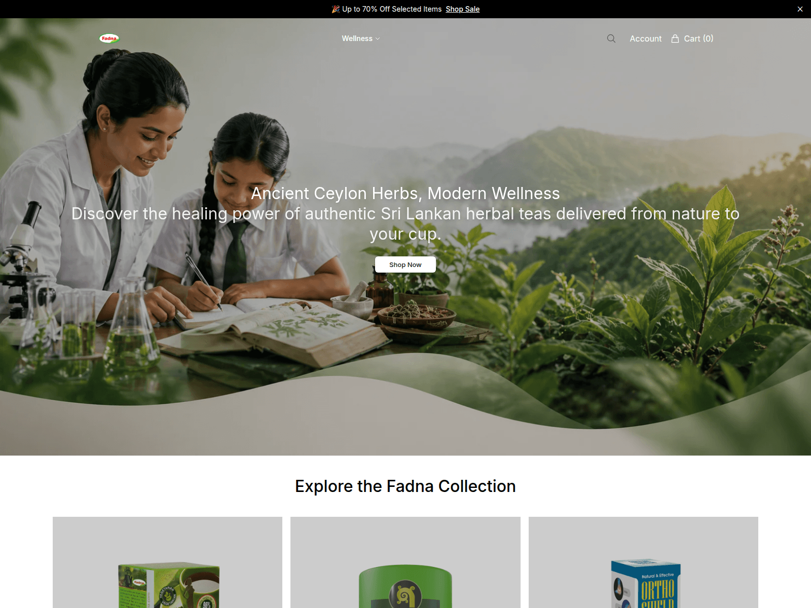 Screenshot of adna.shop