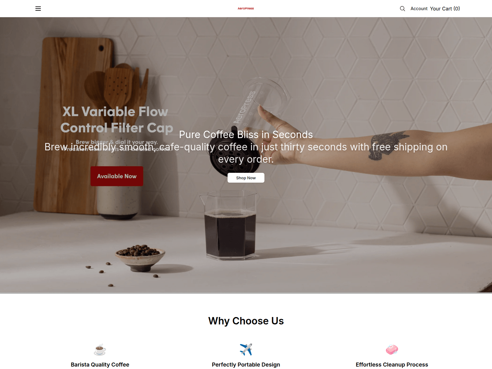 Screenshot of aerolane.shop