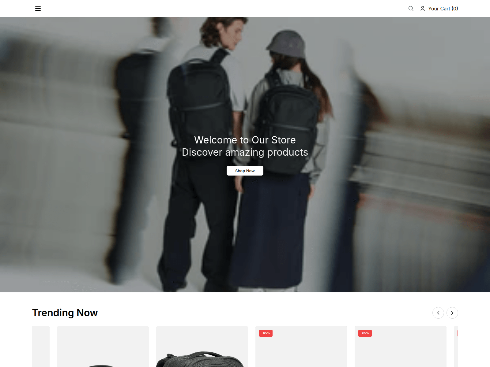 Screenshot of aerstore.shop