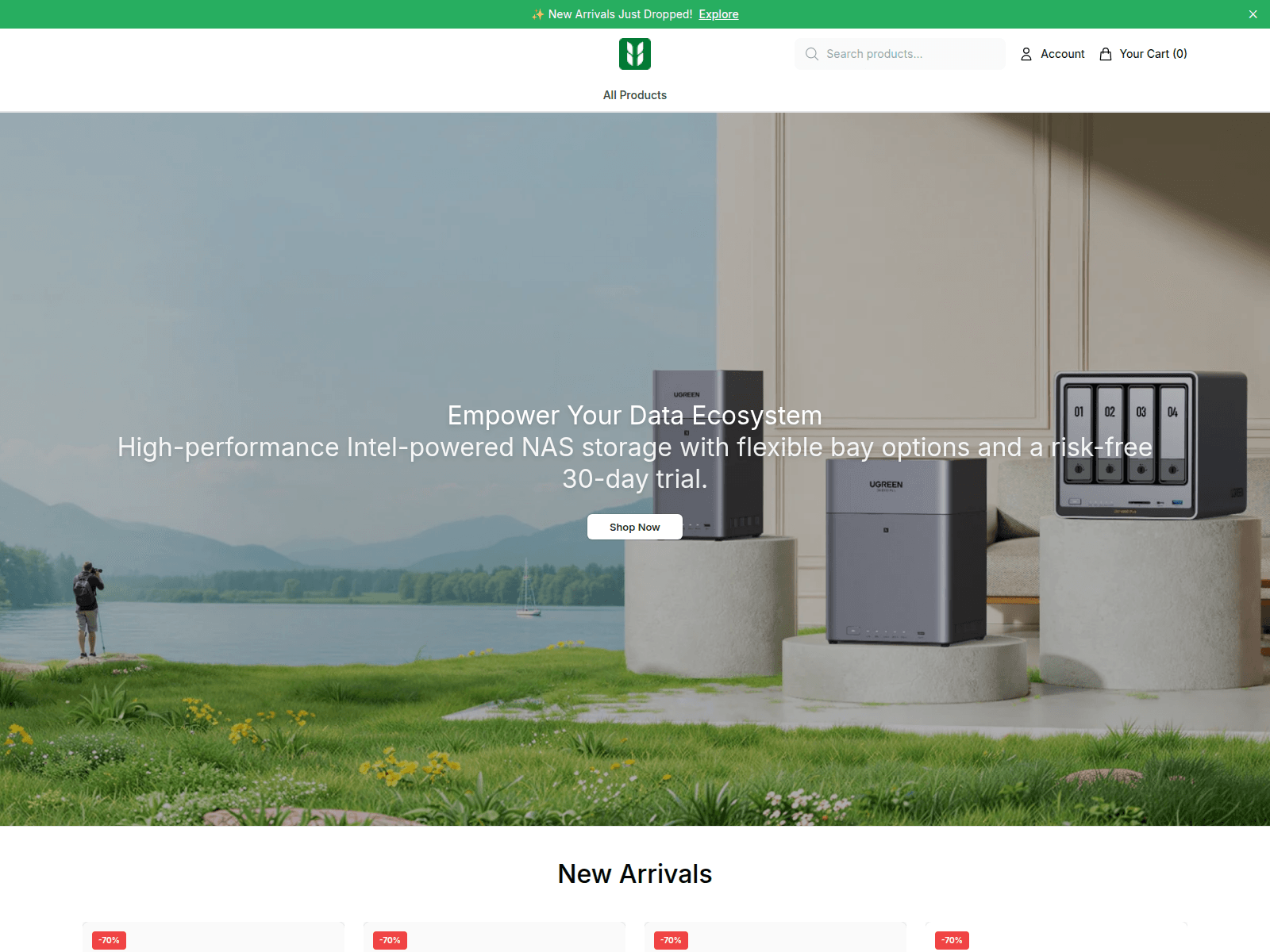 Screenshot of aetherstore.shop