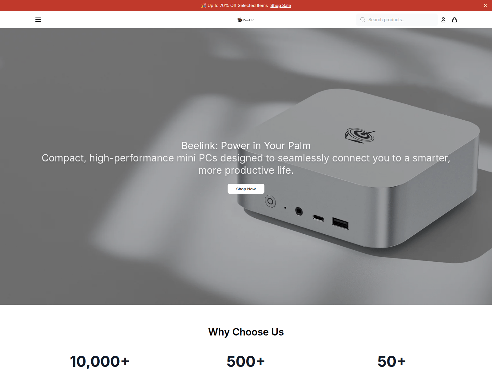 Screenshot of aetherware.shop