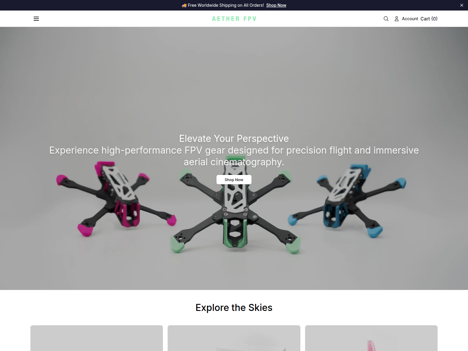 Screenshot of aethlabs.shop