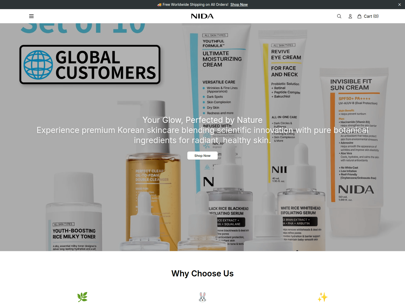 Screenshot of adni.shop