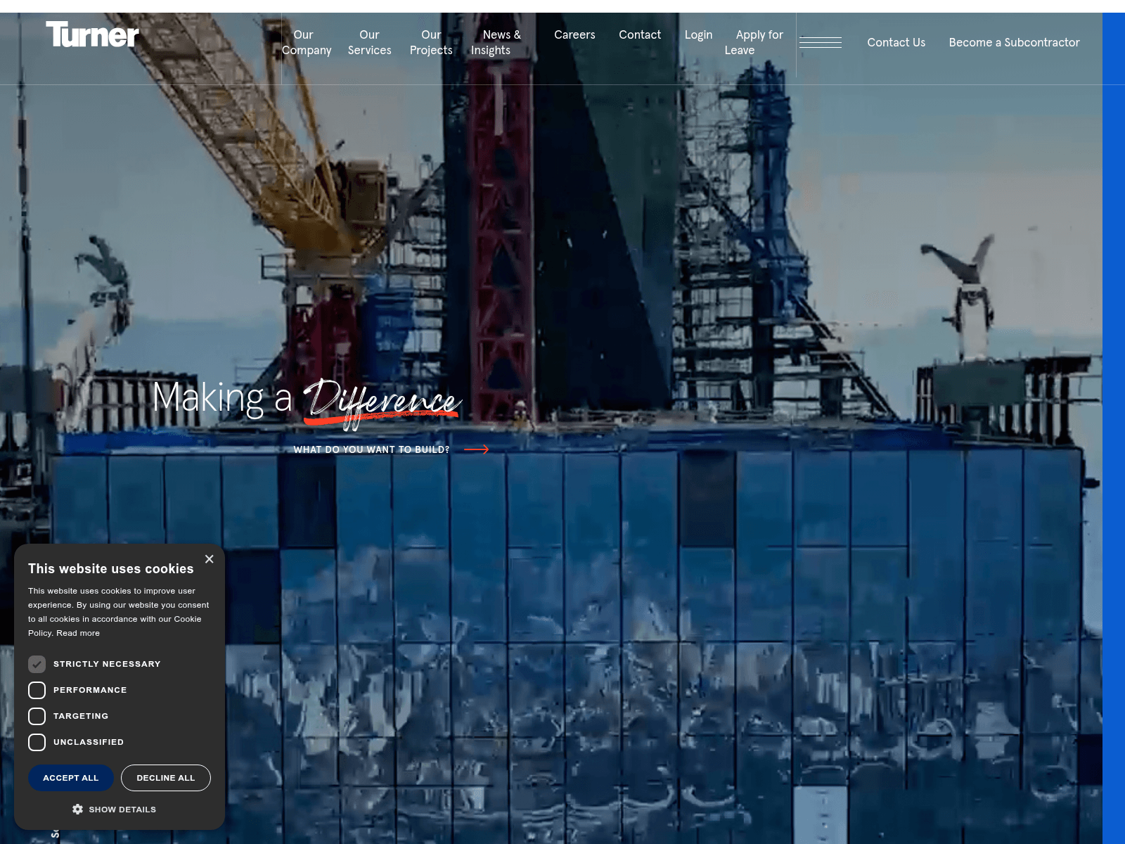 Screenshot of t-constructioncompany.com