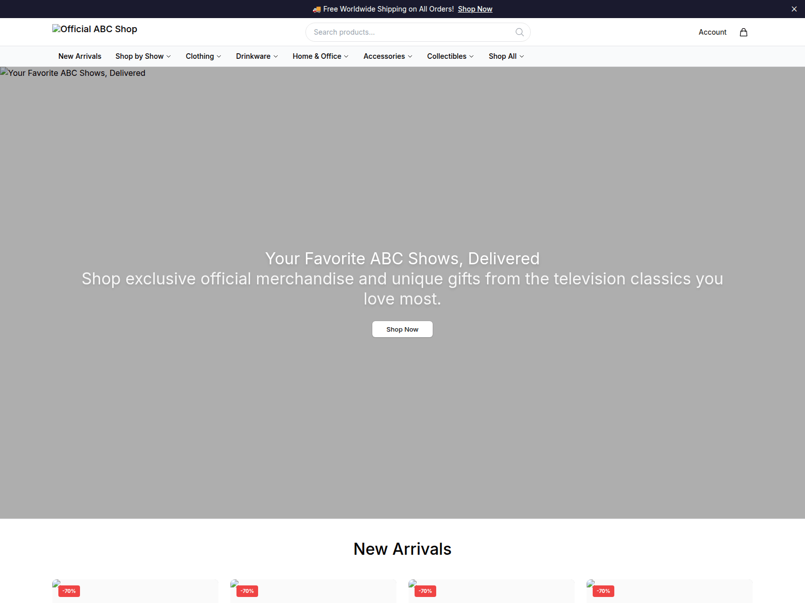 Screenshot of abctvprime.shop