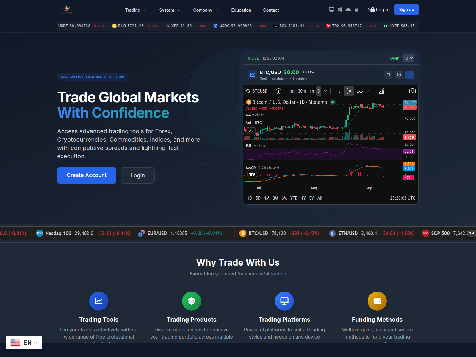 Screenshot of royalfinancialassets.com