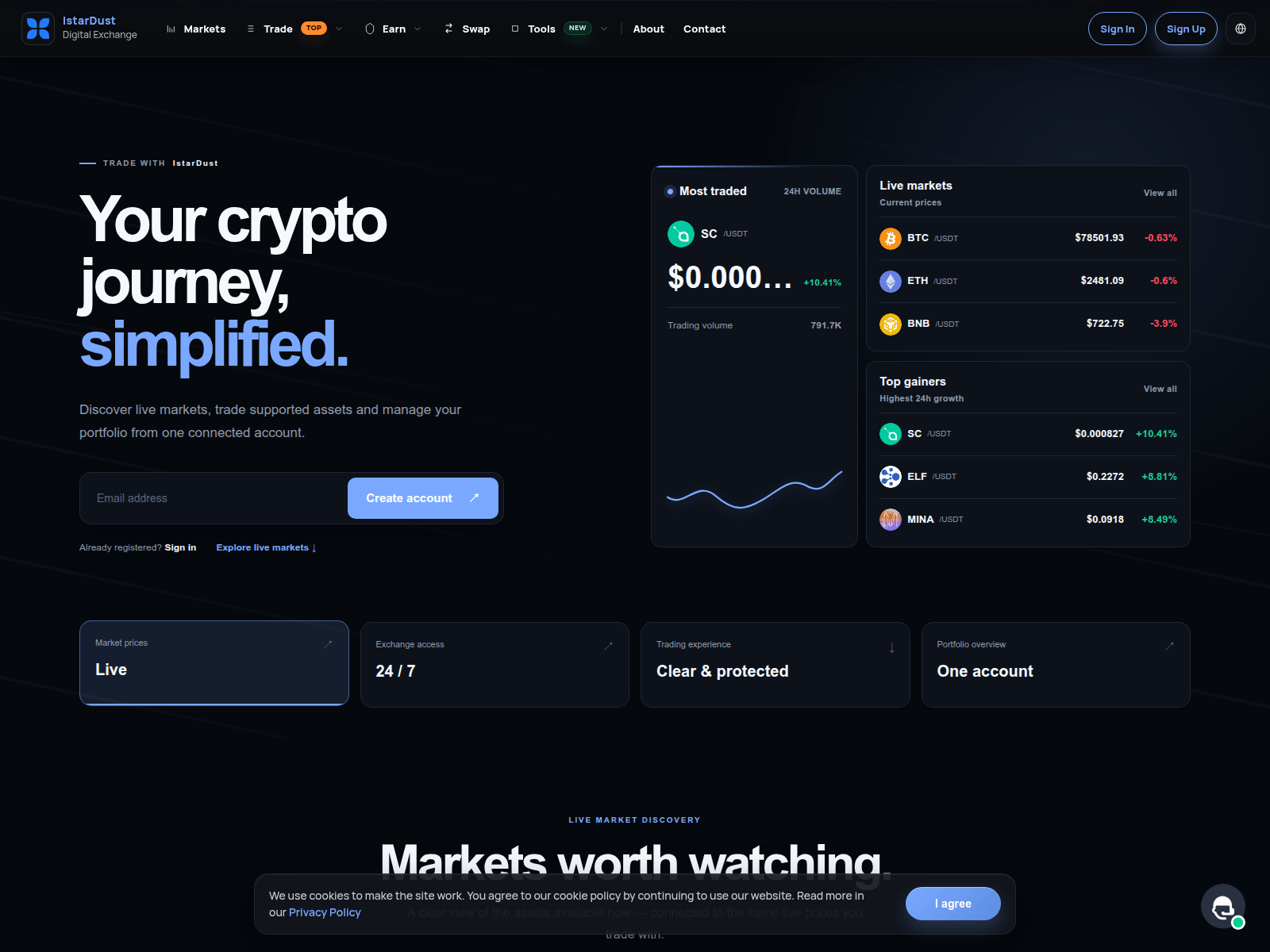 [Ekran görüntüsü] istardust.io