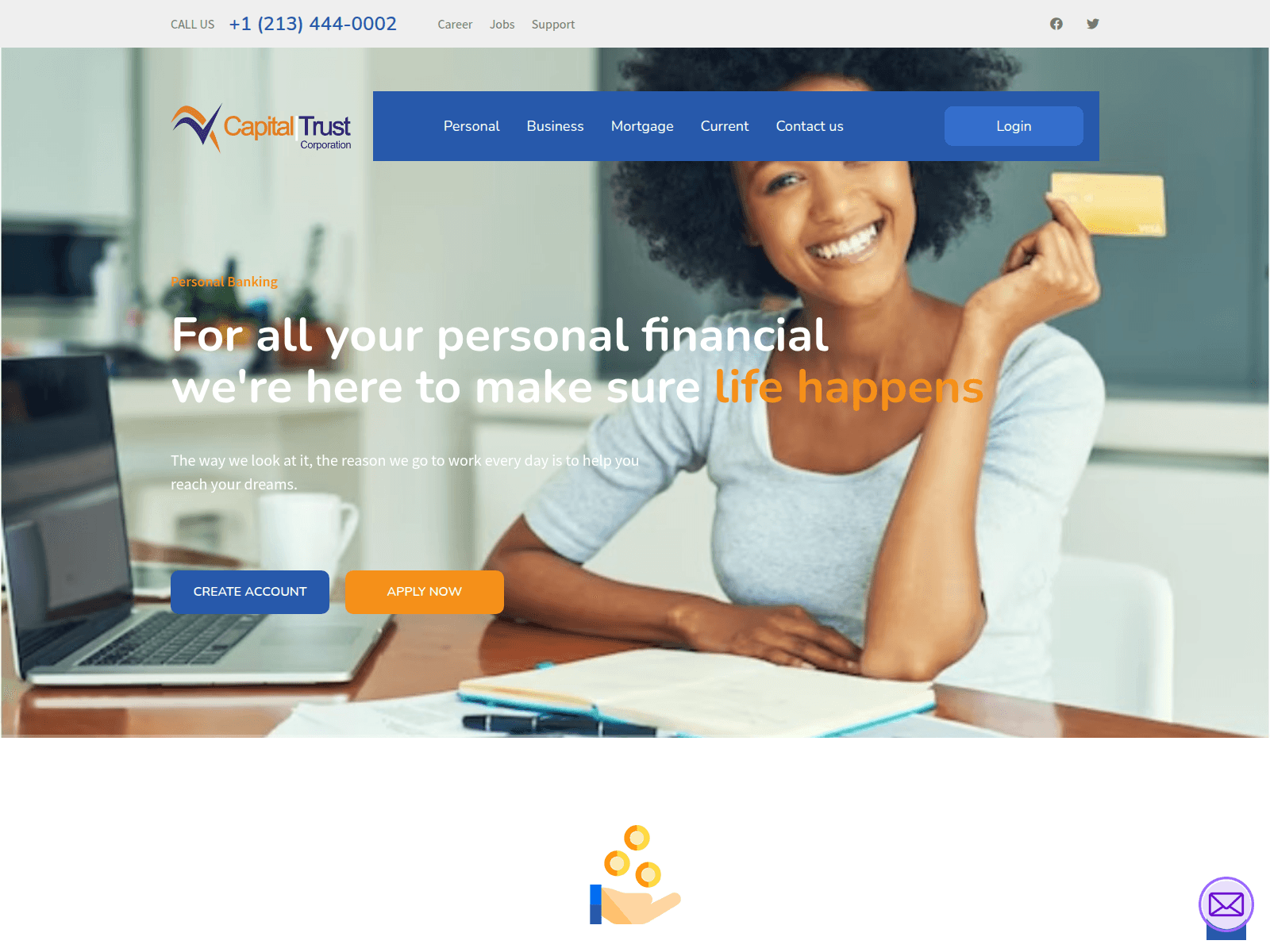 Screenshot of captrustcorp.com
