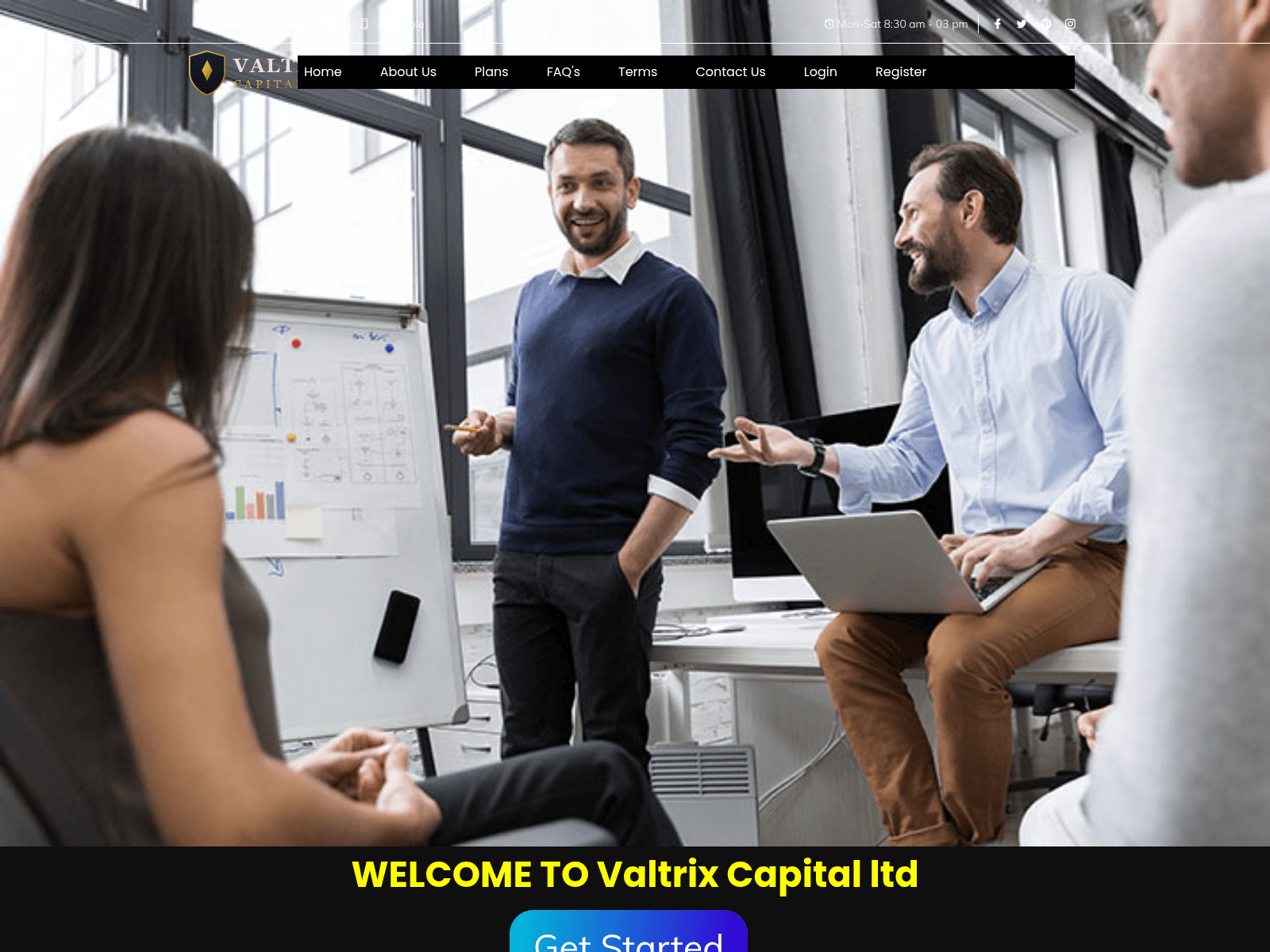 Screenshot of valtrixcapital.cc