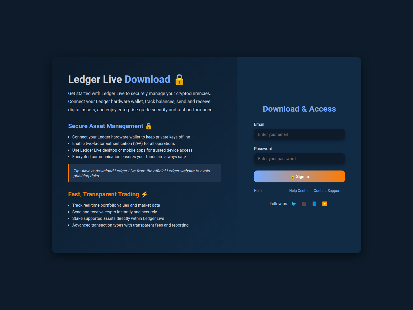 Screenshot of get-ledger-livee.pages.dev