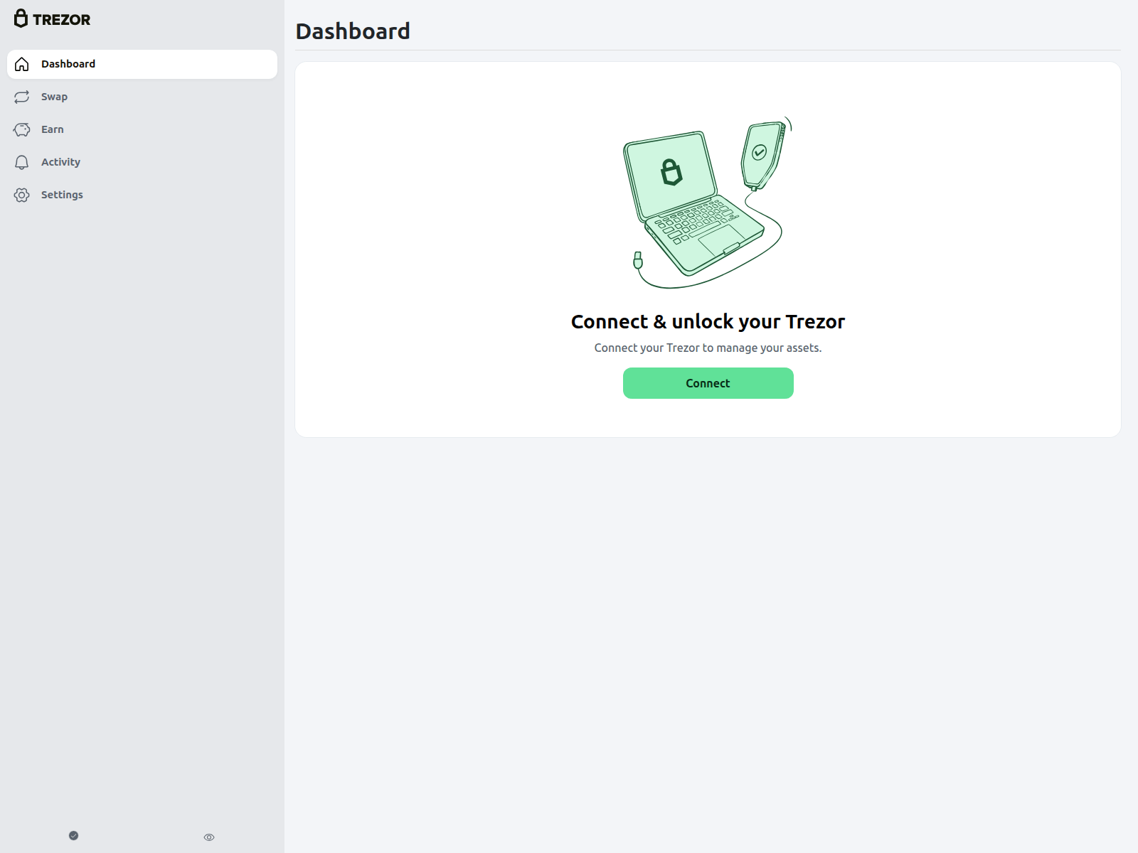Screenshot of public-trezor.readme.io