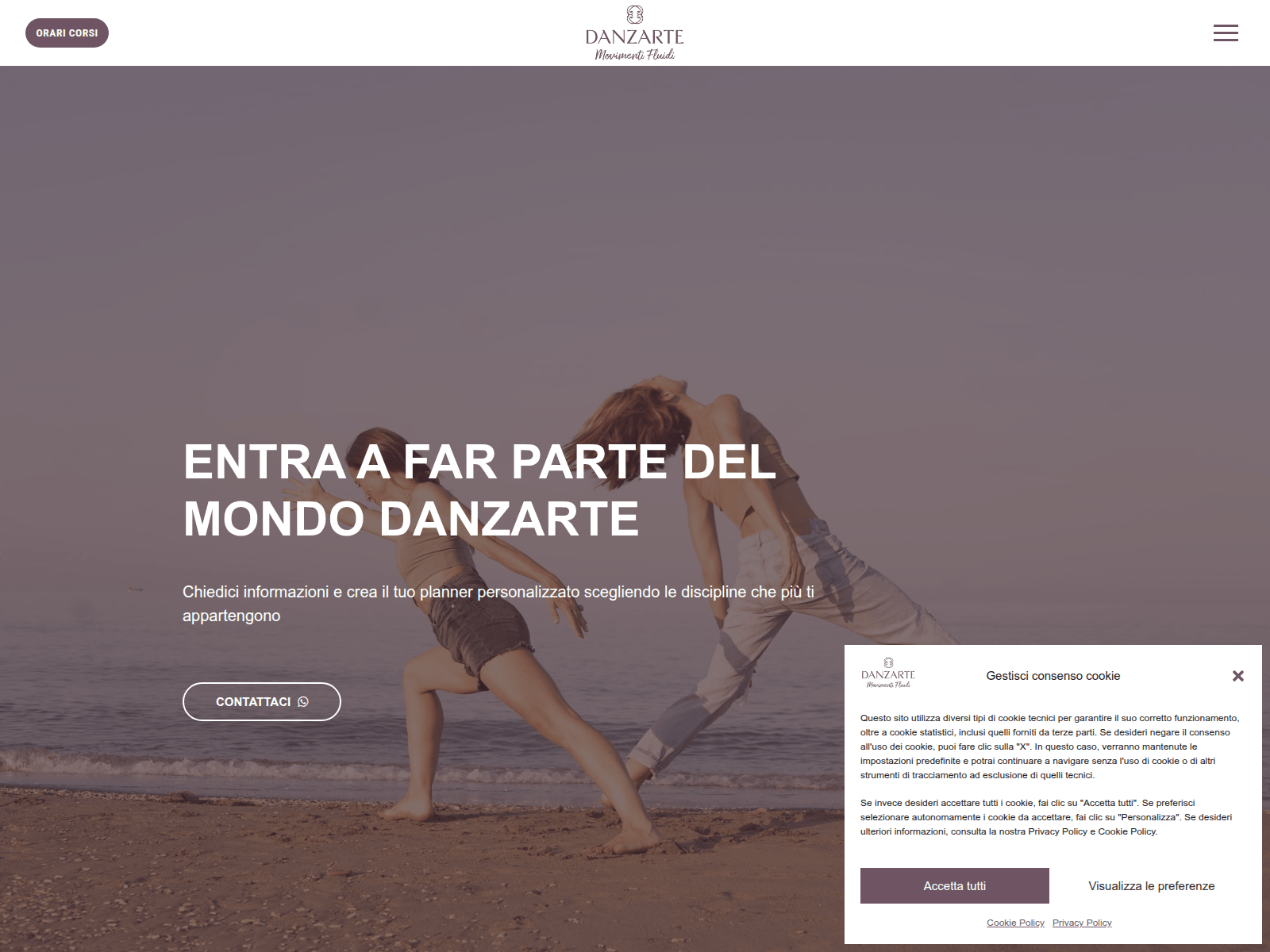 Screenshot of danzartelatina.live