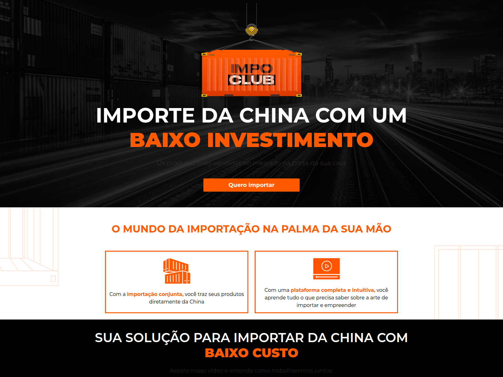 Screenshot of impoclub.com