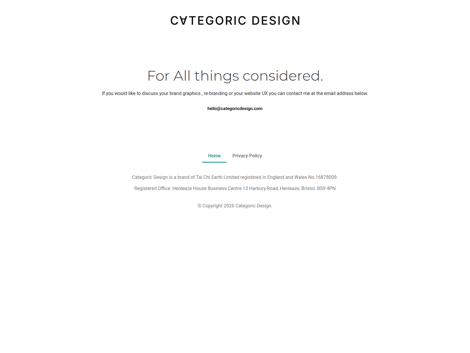 Скриншот сайта categoricdesign.com