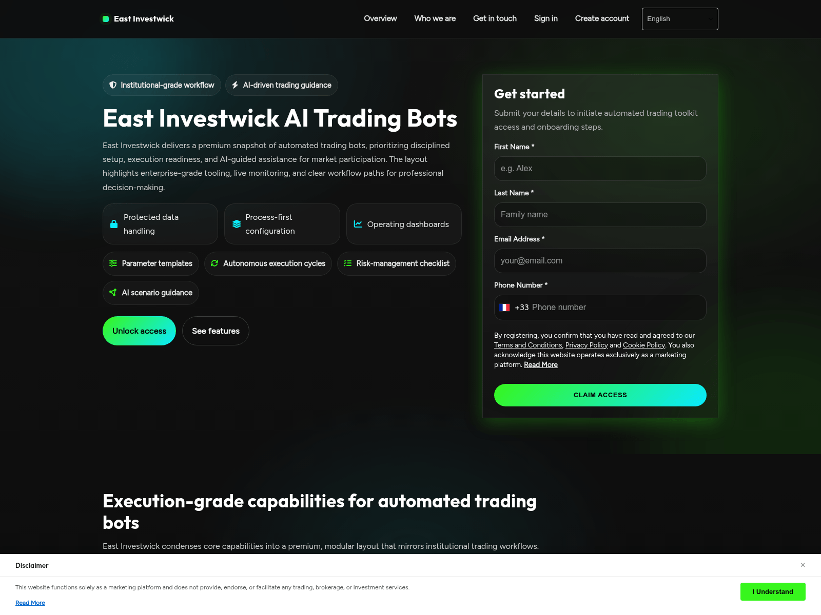 Screenshot of eastinvestwick.click