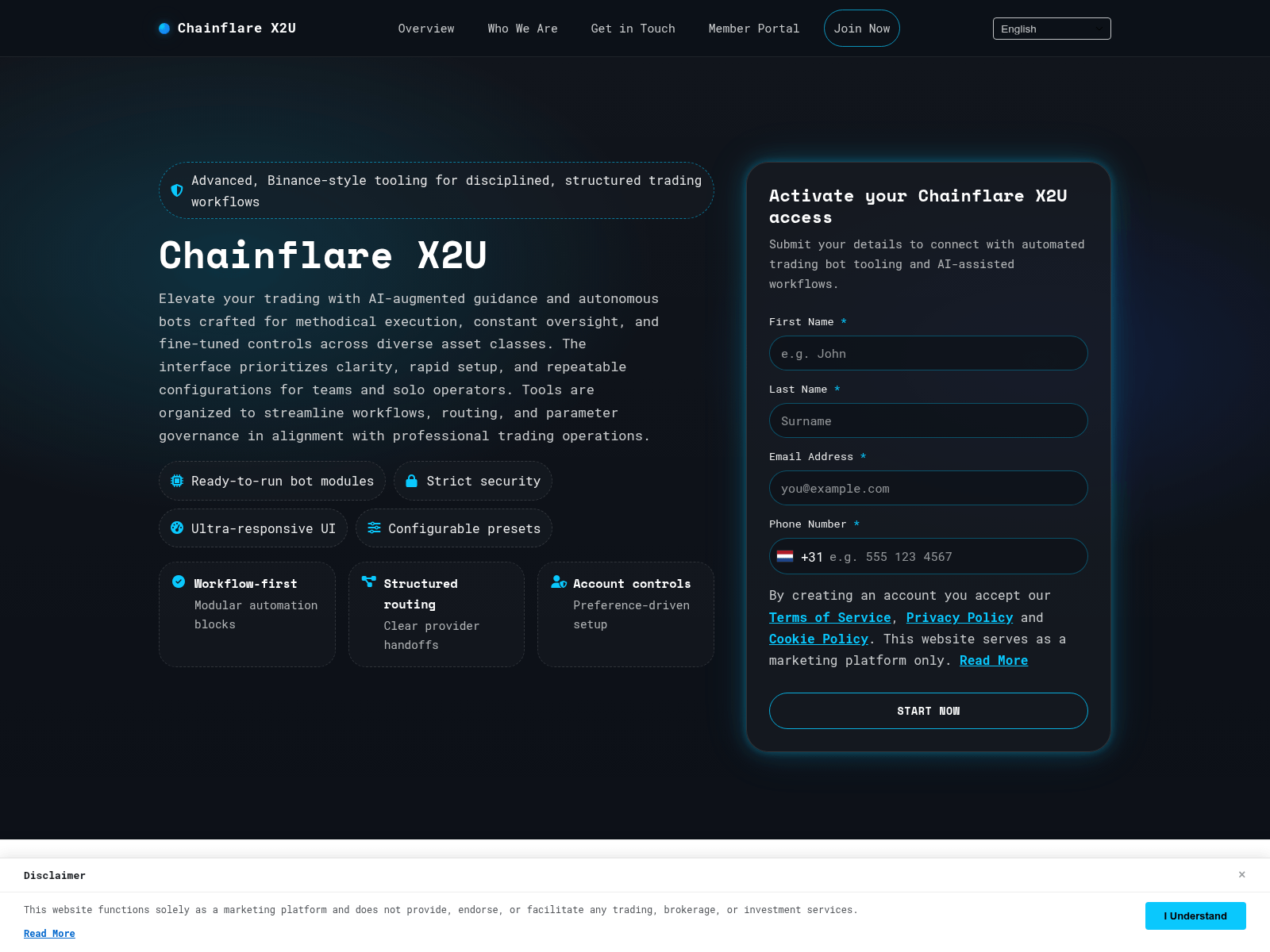 Screenshot di chainflarex2u-soft.com