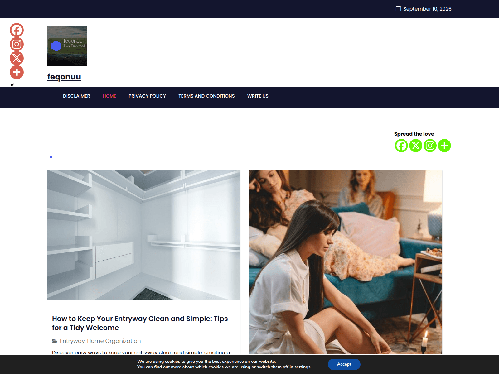 Screenshot von feqonuu.com